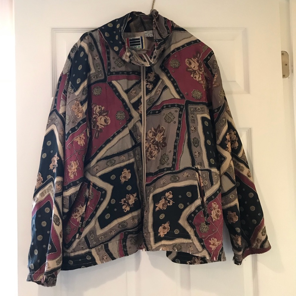 Vintage Rose Windbreaker
